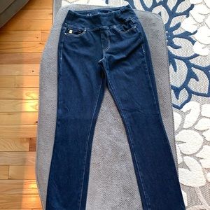Dark denim pant belle- Kim Gravel.